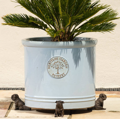 Sitting British Bulldog Plant Pot Feet - Set of 3