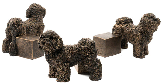 Bichon Frise Plant Pot Feet - Set of 3
