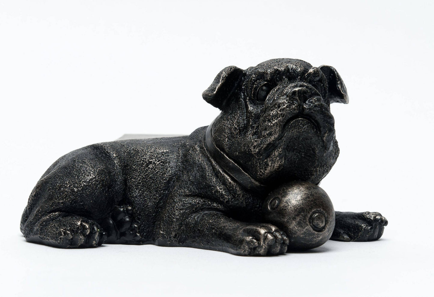 Resting British Bulldog Plant Pot Feet - Set of 3