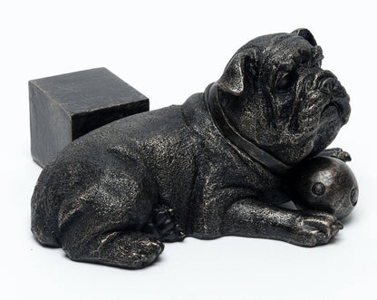 Resting British Bulldog Plant Pot Feet - Set of 3