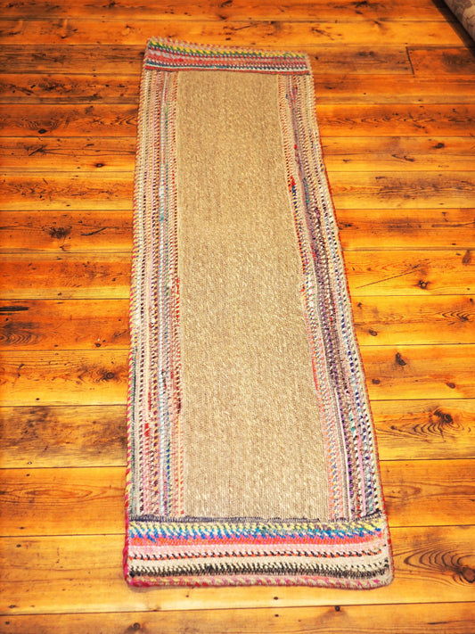 Munja And Reclaimed Fabric Eco Table Runner