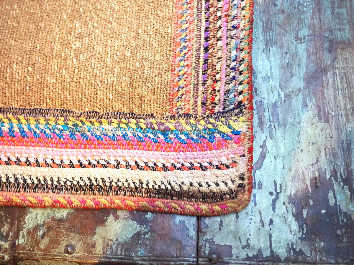 Munja And Reclaimed Fabric Eco Table Runner