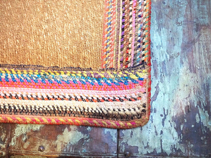 Munja And Reclaimed Fabric Eco Table Runner