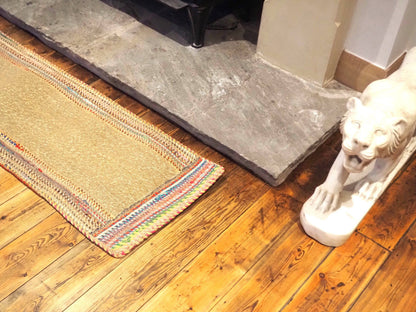 Munja And Reclaimed Fabric Eco Table Runner