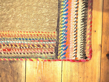 Munja And Reclaimed Fabric Eco Table Runner