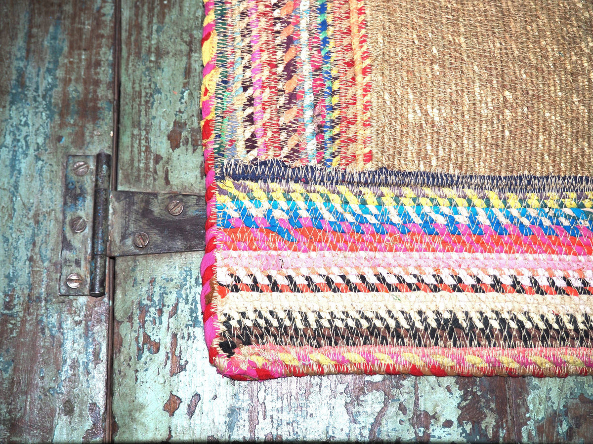 Munja And Reclaimed Fabric Eco Table Runner