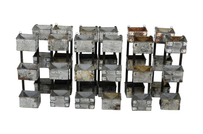 Reclaimed Iron Heavyweight Ammo Tin Style Wall Planter