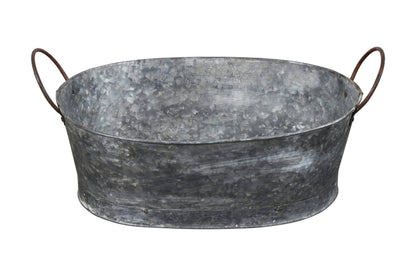 Vintage Indian Iron Washing Bowl - Fantastic Planter