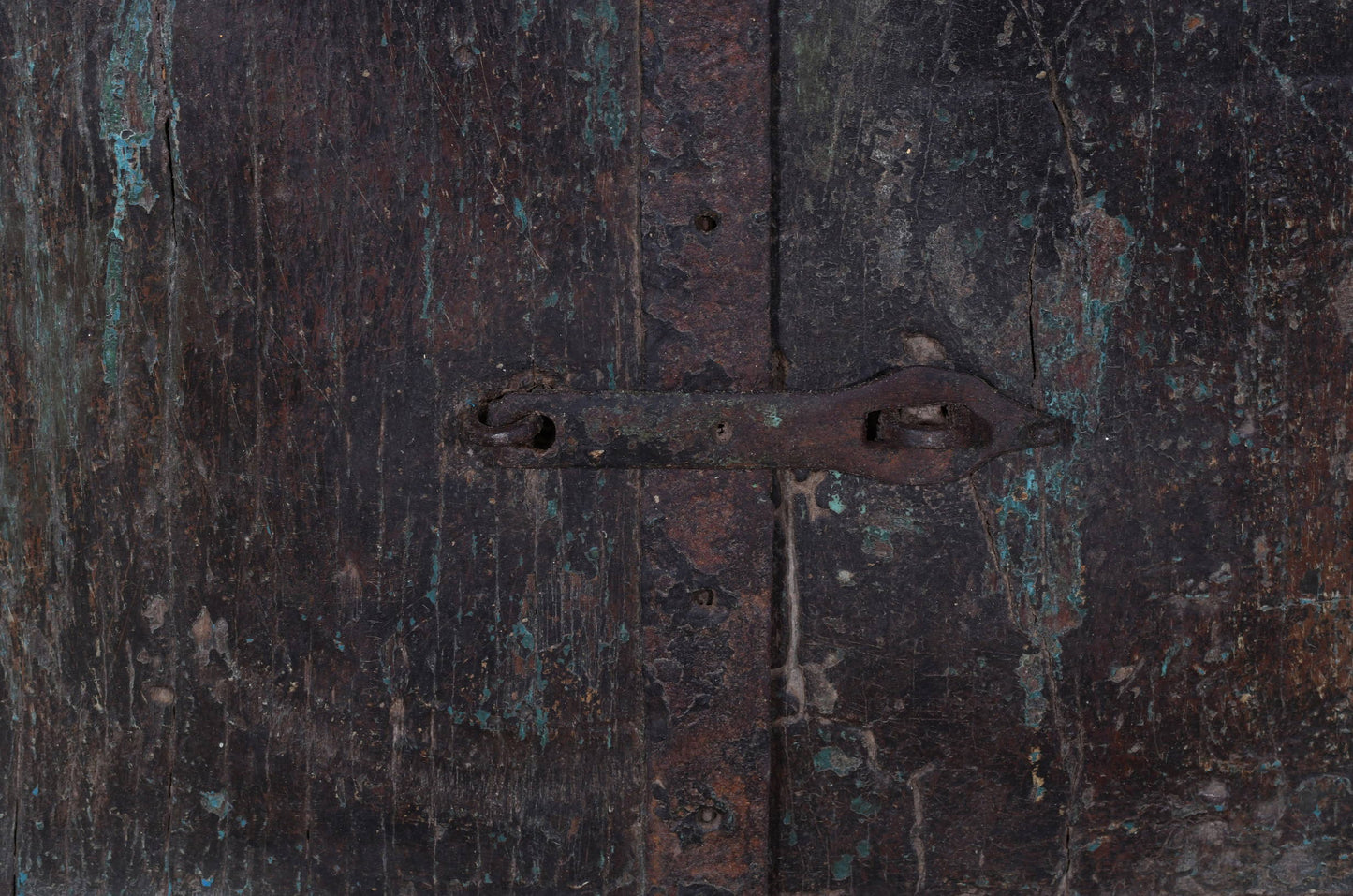 Antique Indian Teak Wood Shutter Windows Mirror