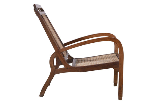Antique Indian Teak Wood Plantation Chair