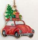 Enamel And Iron Hanging VW Car Decoration