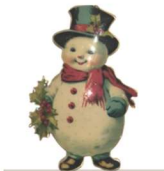 Enamel And Iron Hanging Santa Decoration