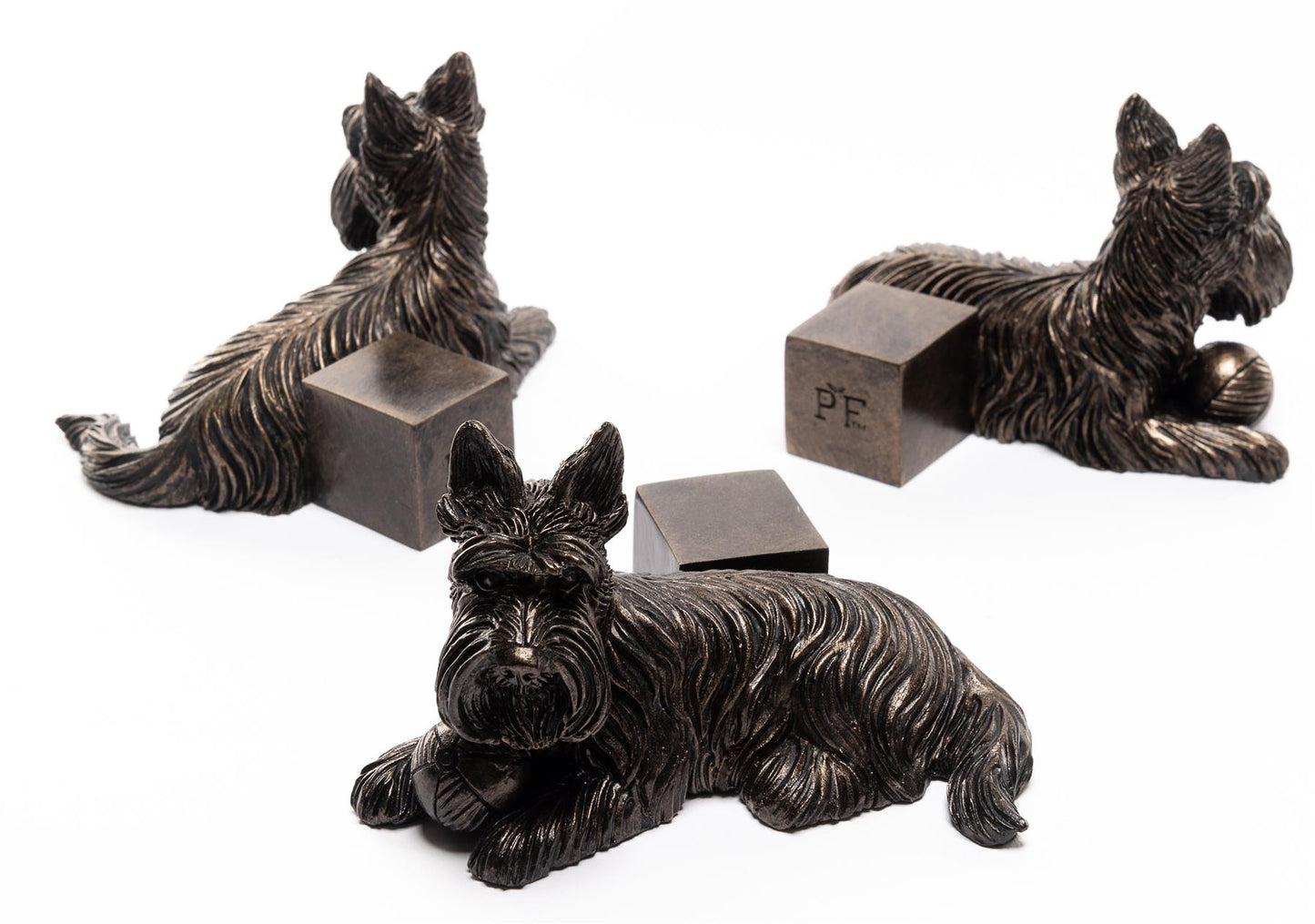 Scottish Terrier Plant Pot Feet - Set of 3