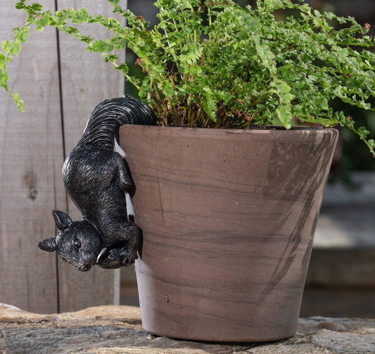 Red Squirrel Plant Pot Hanger