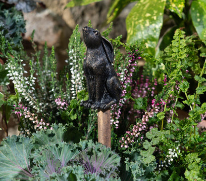 Moongazing Hare Cane or Stake Topper