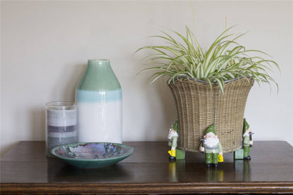 Standing Gnome With Watering Can Plant Pot Feet - Set of 3