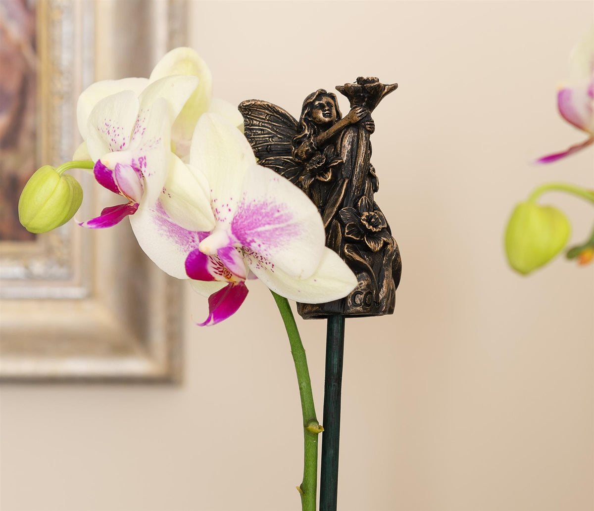 Fairy Holding Daffodil Stake or Cane Topper