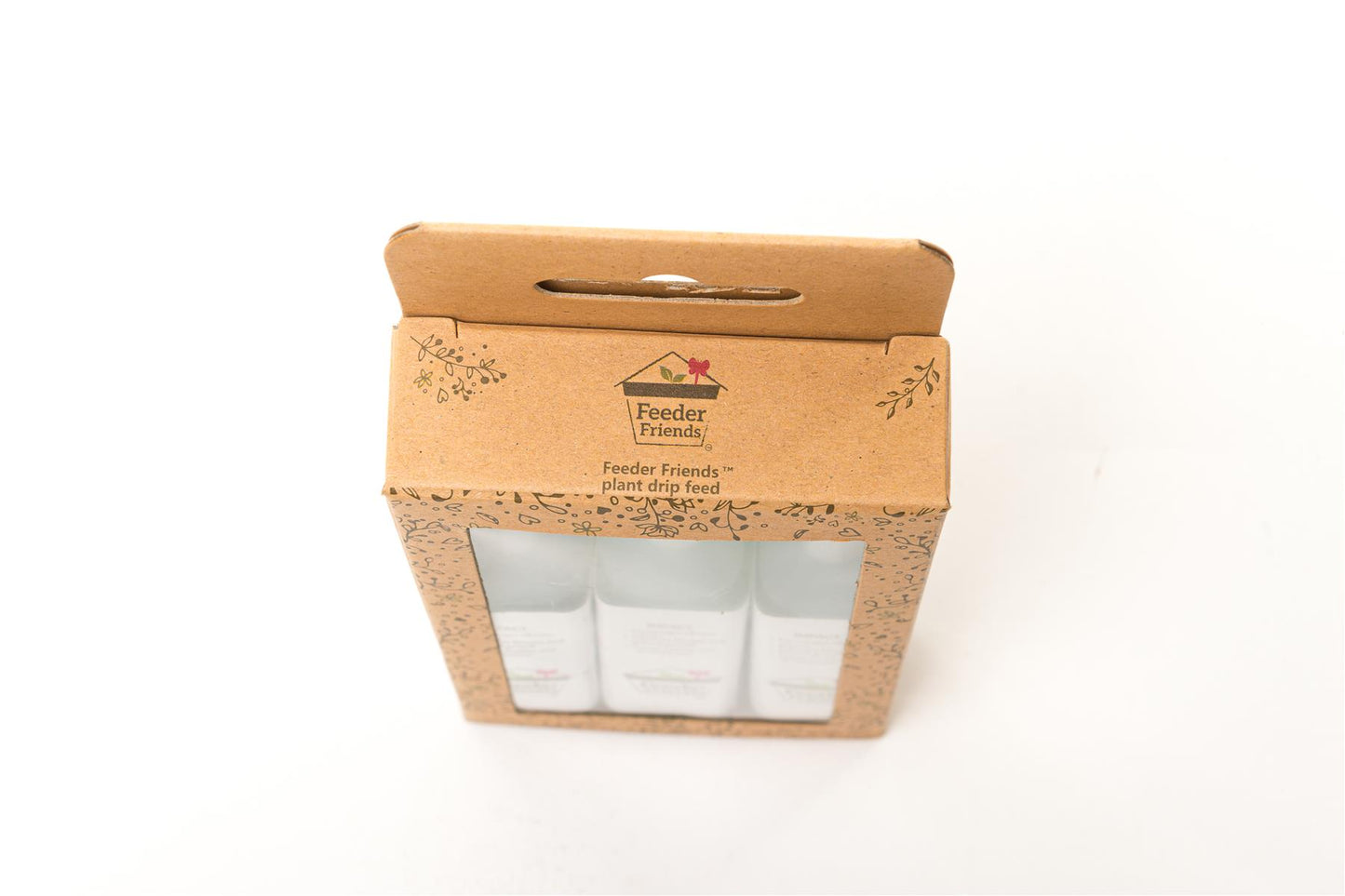 Feeder Friends Drip Feed Bottles Replacement - Plant Food Liquid Fertilizer - Pack of 3