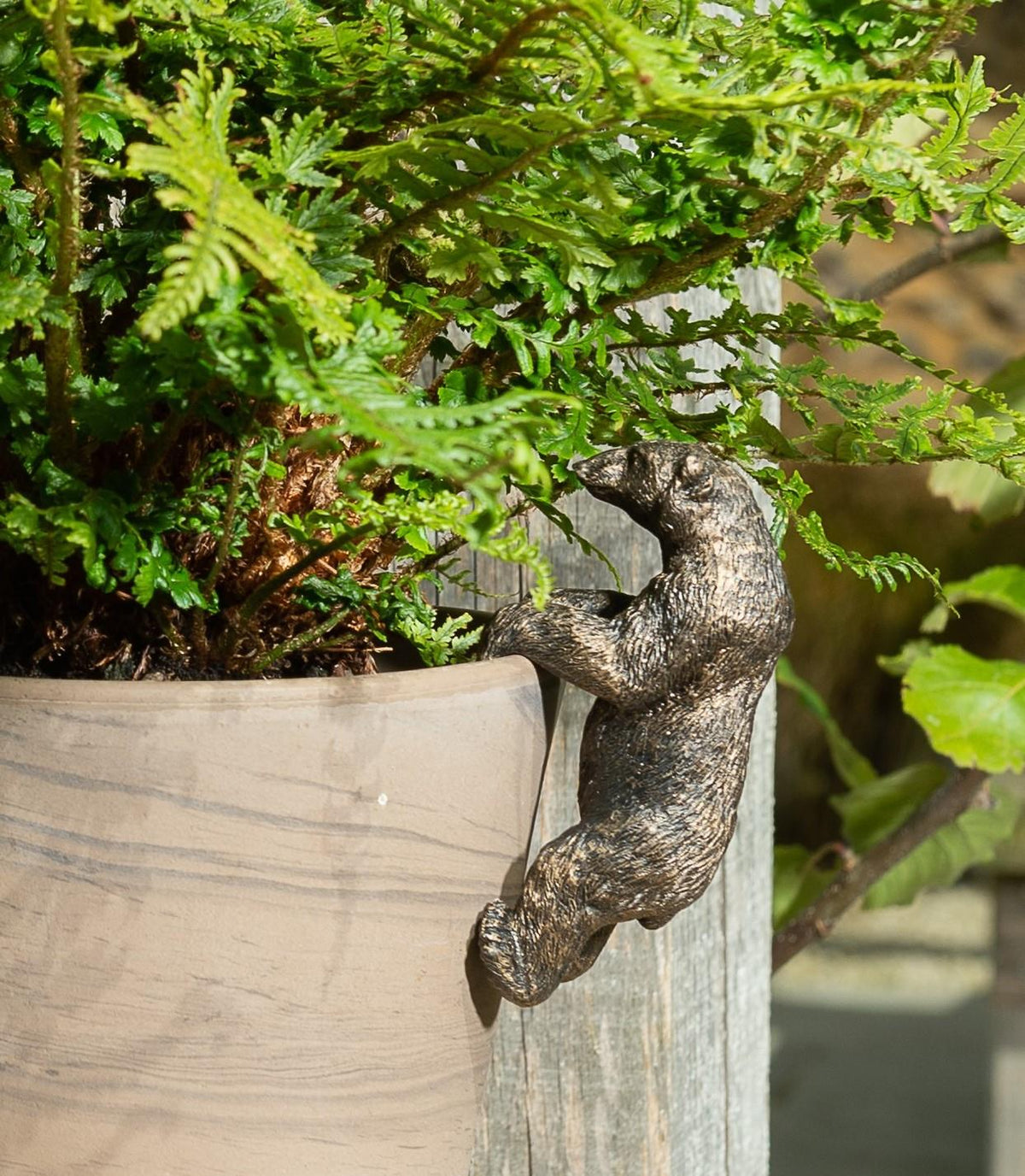 Polar Bear Plant Pot Hanger