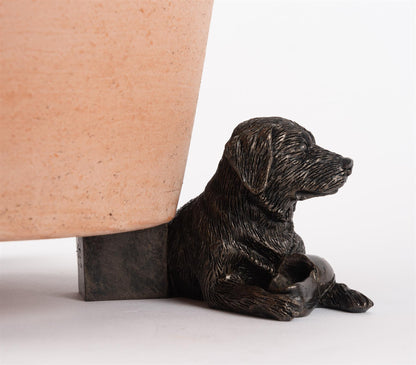 Resting Labrador Plant Pot Feet - Set of 3