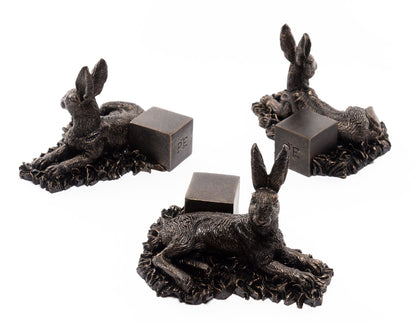 Resting Hare Plant Pot Feet - Set of 3