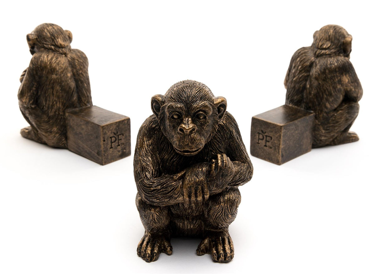 Chimpanzee Plant Pot Feet - Set of 3