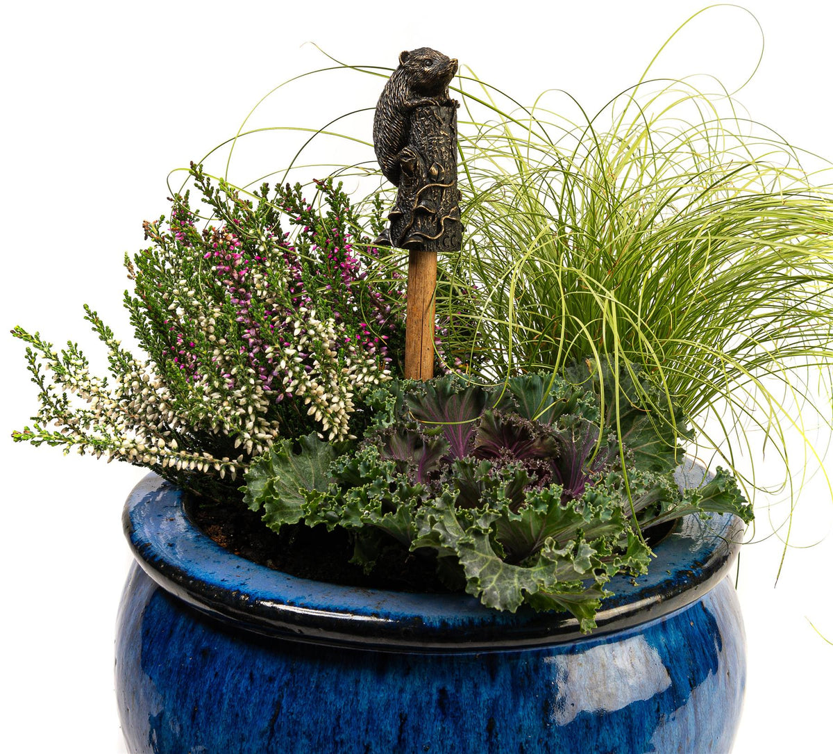 Hedgehog Cane or Stake Topper