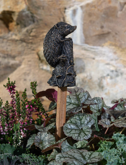 Hedgehog Cane or Stake Topper