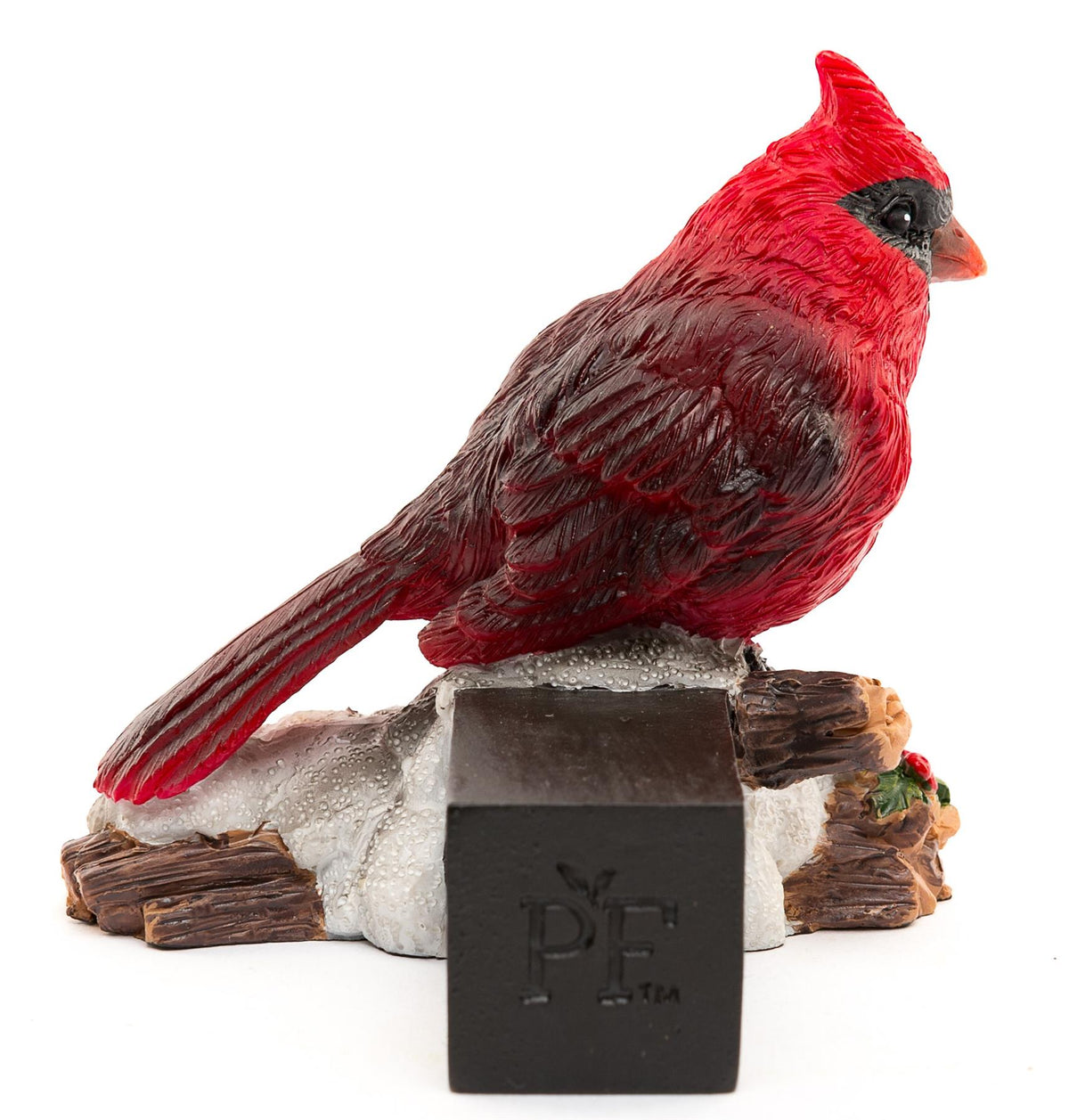 Red Cardinal Bird Plant Pot Feet - Set of 3