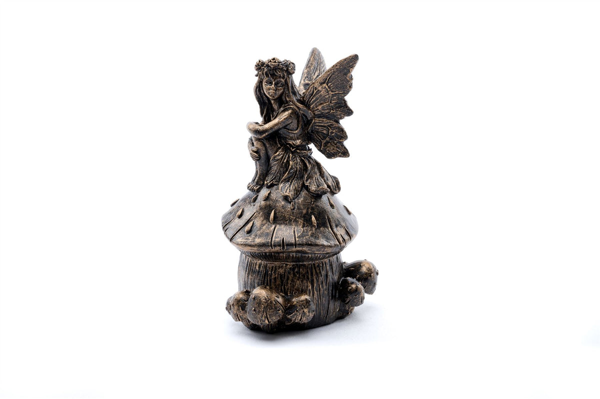 Fairy On Toadstool Plant Drip Feeder Cover & Feed