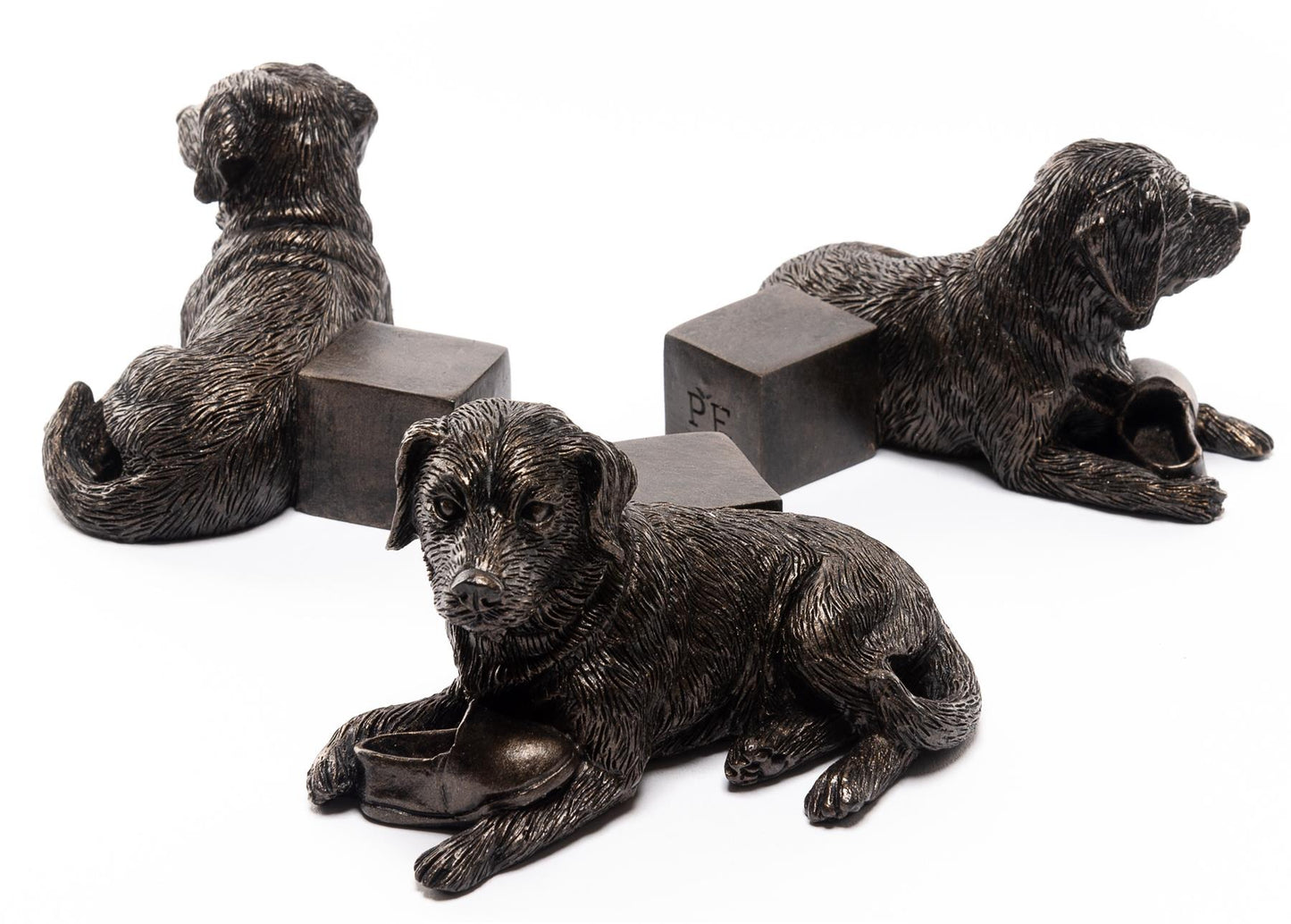 Resting Labrador Plant Pot Feet - Set of 3