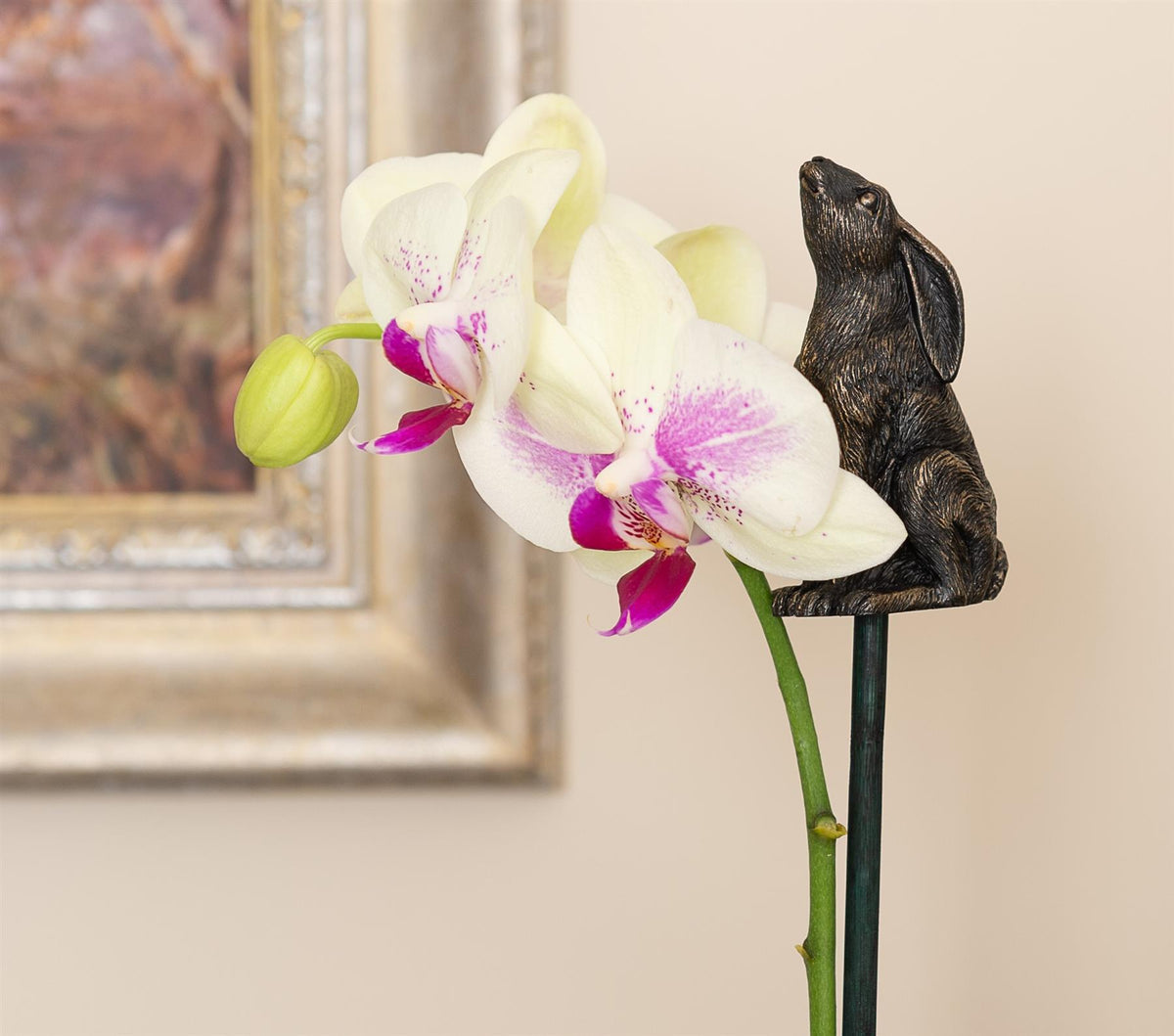 Moongazing Hare Cane or Stake Topper