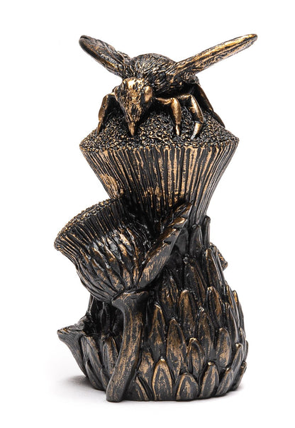 Bee On Thistle Cane or Stake Topper