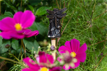 Dragonfly On Bamboo Cane or Stake Topper