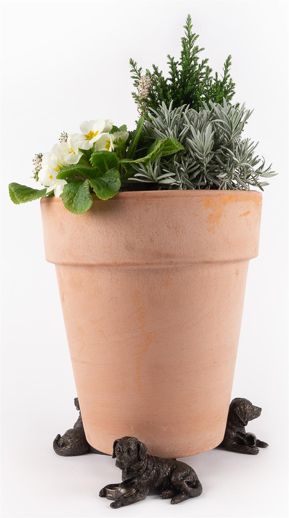 Resting Labrador Plant Pot Feet - Set of 3