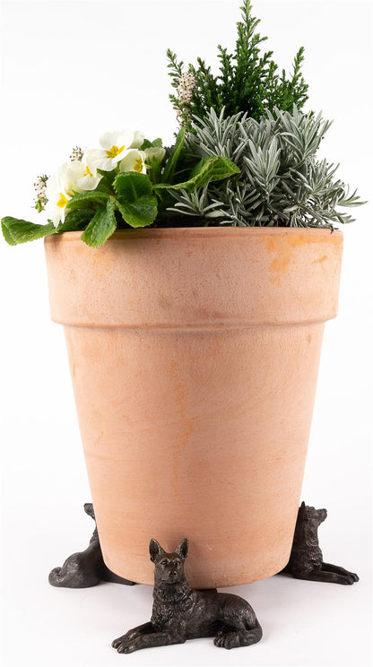 German Shepherd Plant Pot Feet - Set of 3