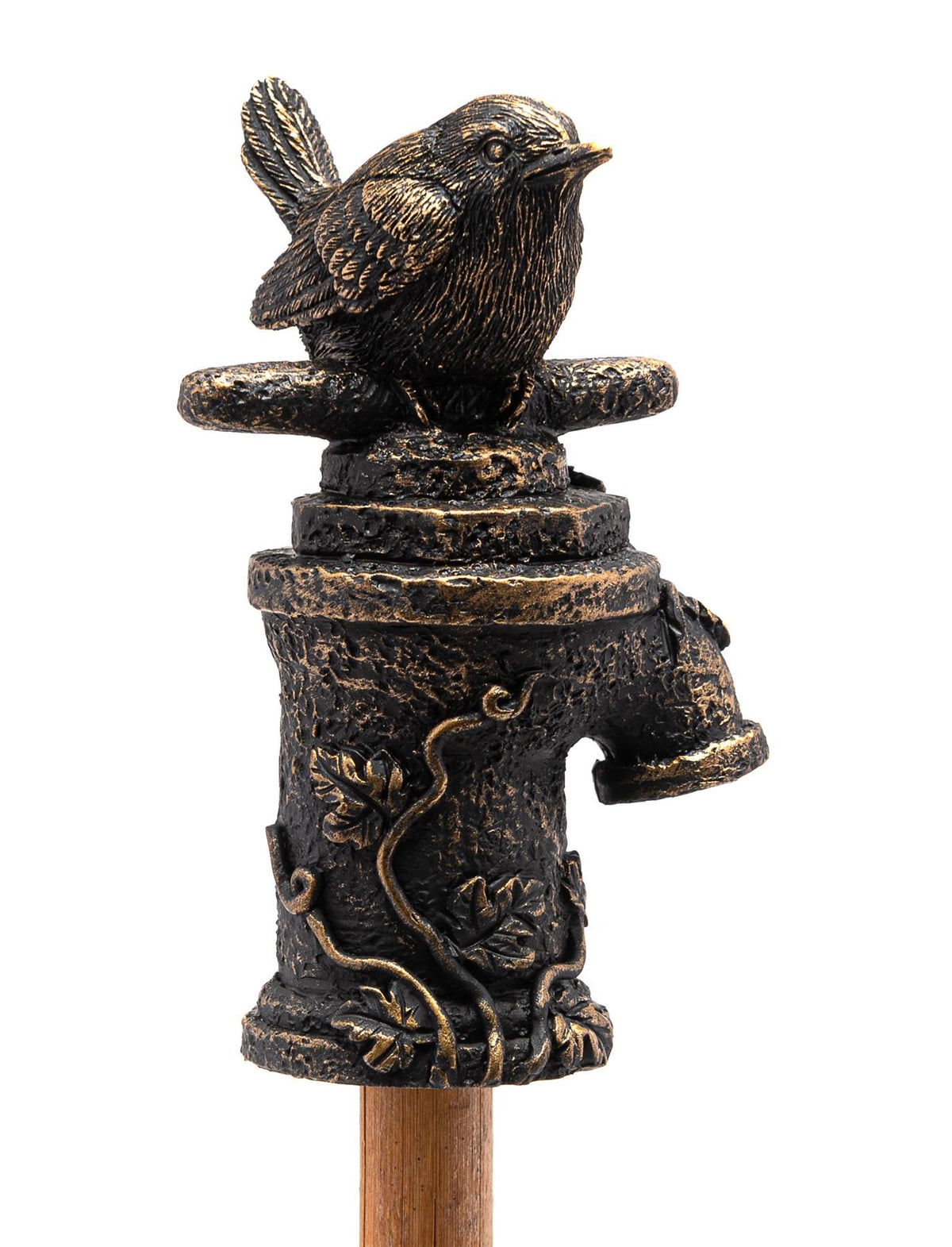 Wren On Tap Cane or Stake Topper
