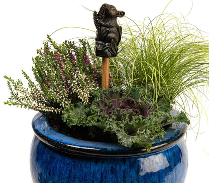 Harvest Mouse On Corn Cane or Stake Topper