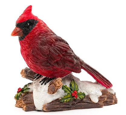 Red Cardinal Bird Plant Pot Feet - Set of 3