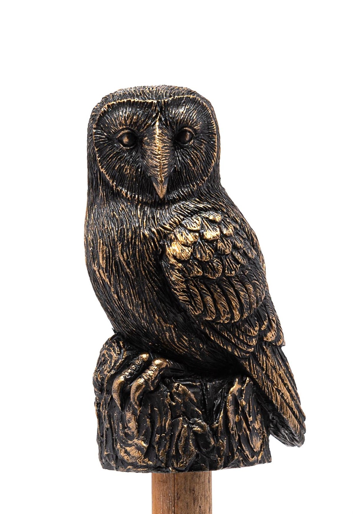 Barn Owl Cane or Stake Topper