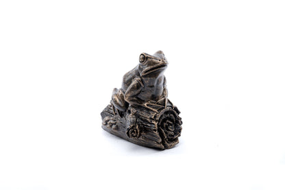 Frog On A Log Plant Drip Feeder Cover & Feed