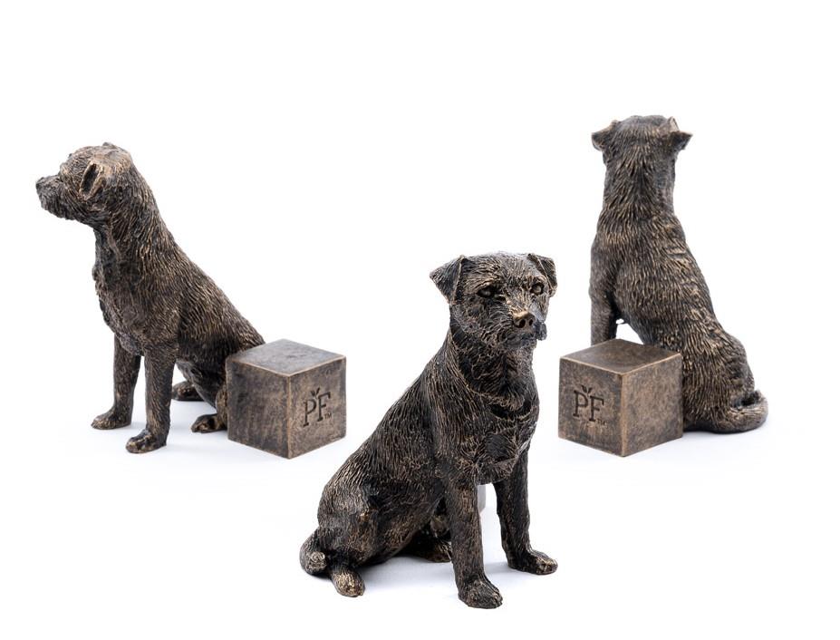 Border Terrier Plant Pot Feet - Set of 3