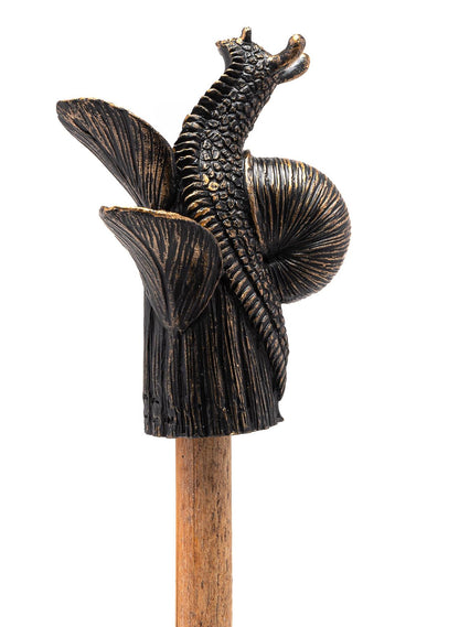 Snail On Hosta Cane or Stake Topper