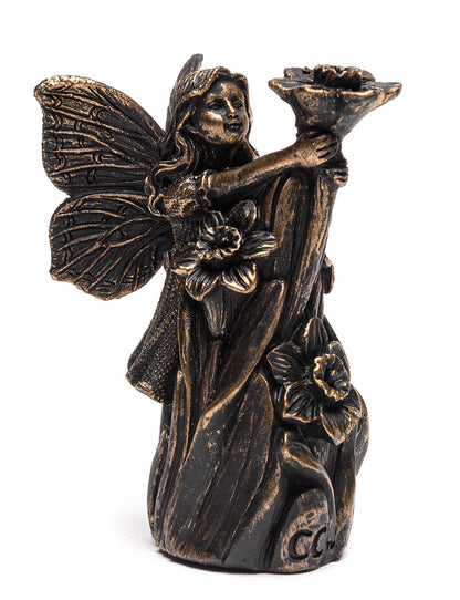 Fairy Holding Daffodil Stake or Cane Topper
