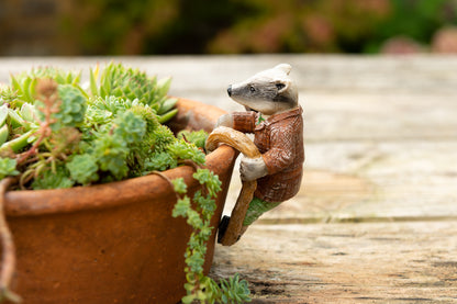 Pot Buddies Wind in the Willows Badger Pot Hanger